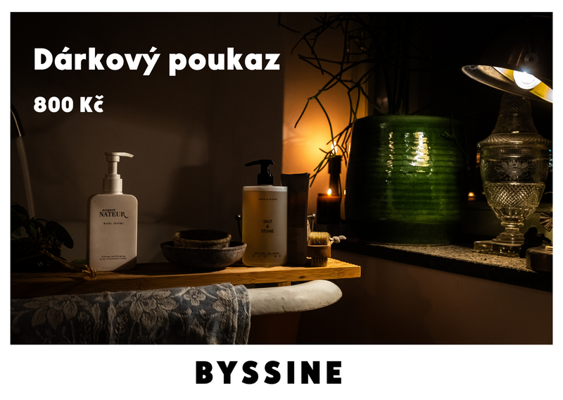 Digitální dárkový poukaz - Byssine